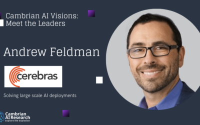 Andrew Feldman of Cerebras Systems, making 120 Trillion parameter models possible.